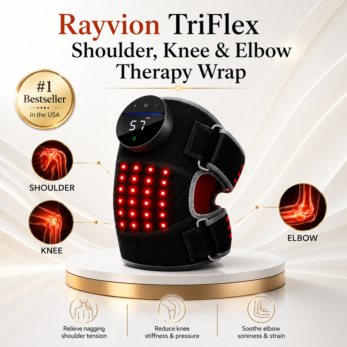 Rayvion TriFlex Shoulder, Knee & Elbow Therapy Wrap
